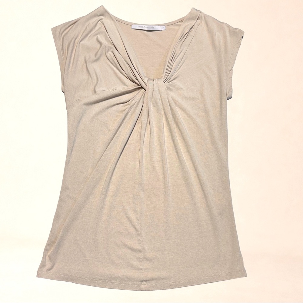 LA FEE MARABOUTEE Made in Italy Drape Knot Minimalist Parisian Chic